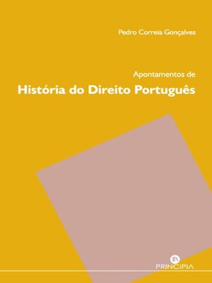 cover image of Apontamentos de História do Direito Português
